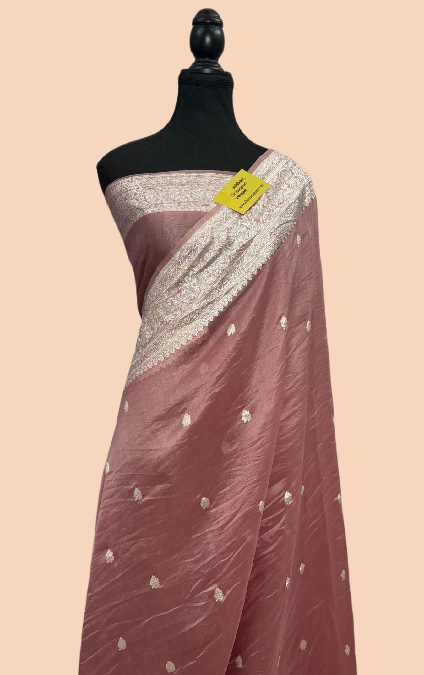 Buy Pure Kora banarasi saree online in Canada