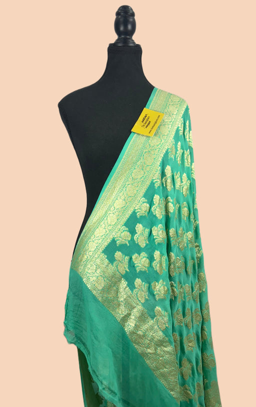 Buy Sea green banarasi dupatta